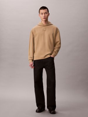 Imagen 2 del producto Polerón con Gorro y Mezcla de Lana Cafe Calvin Klein