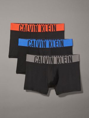 Pack 3 Bóxers Trunk Intense Micro Negro Calvin Klein
