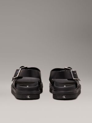 Imagen 2 del producto Sandalias de Cuero con Hebilla Negro Calvin Klein