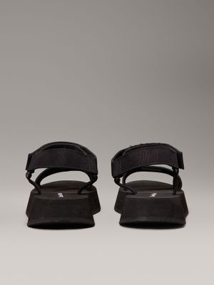 Imagen 2 del producto Sandalias de Lona Velcro Webbing Negro Calvin Klein