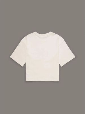 Imagen 2 del producto Polera Niña Teddy Monologo Blanco Calvin Klein