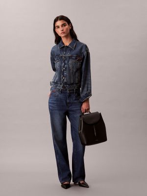 Imagen 2 del producto Mochila D Solapa Cierre Con Cordón Negro Calvin Klein