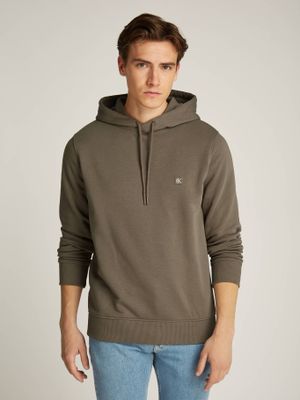 Polerón con Gorro Ck Embro Badge Café Calvin Klein