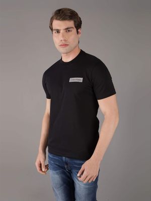Imagen 1 del producto Polera Raised Concrete Negro Calvin Klein