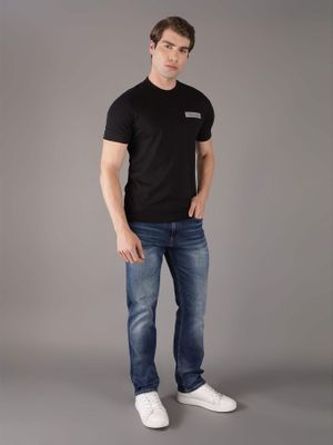 Imagen 2 del producto Polera Raised Concrete Negro Calvin Klein