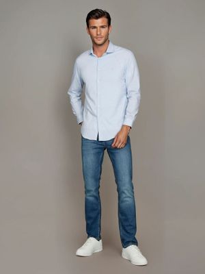 Imagen 2 del producto Camisa Slim Fresh Comf Celeste Calvin Klein