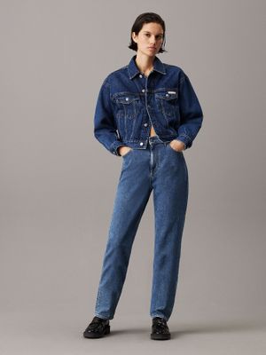 Jeans Mom Azul 1-A4 Calvin Klein