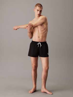 Traje de Baño Corto Ck Monogram Negro Calvin Klein