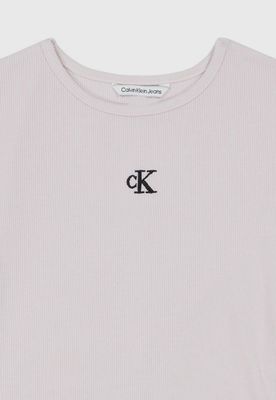 Imagen 2 del producto Polera Niña Shirred Baby Rosado Calvin Klein