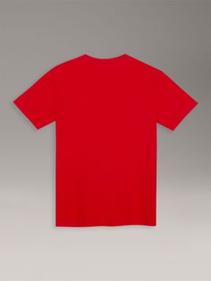 Imagen 2 del producto Polera Niño Con Bolsillo Y Logotipo Rojo Calvin Klein