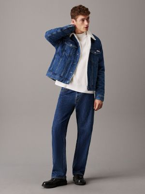 Imagen 2 del producto Chaqueta Denim Regular Sherpa Azul Calvin Klein