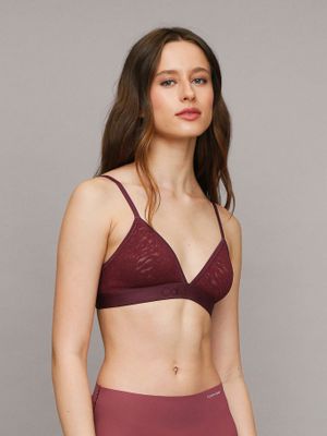 Imagen 1 del producto Bralette Triángulo Intrinsi Unlined Burdeo Calvin Klein
