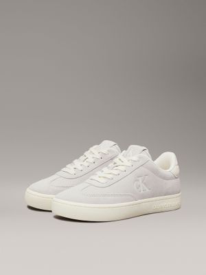 Zapatillas classic cupsole de ante Gris Calvin Klein