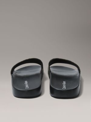 Imagen 2 del producto Sandalias con Estampado de Monograma Negro Calvin Klein
