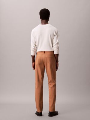 Imagen 2 del producto Pantalón Stretch Ajustado Cafe Calvin Klein