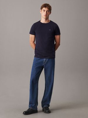 Imagen 2 del producto Polera Stretch Slim Fit Azul Calvin Klein