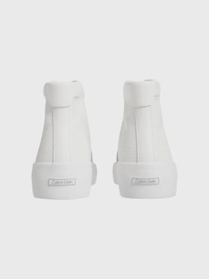 Imagen 2 del producto Zapatillas altas con monograma Blanco Calvin Klein