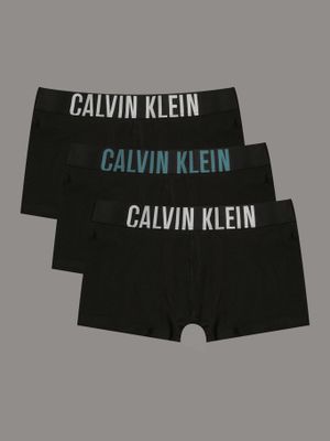 Pack 3 Bóxers Trunk Intense Power Negro Calvin Klein