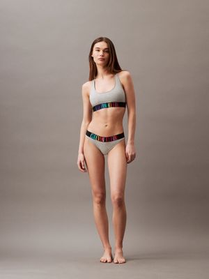 Imagen 2 del producto Bralette Intense Power Pride Cotton Gris Calvin Klein