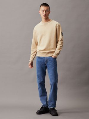 Imagen 2 del producto Polerón Badge Beige Calvin Klein