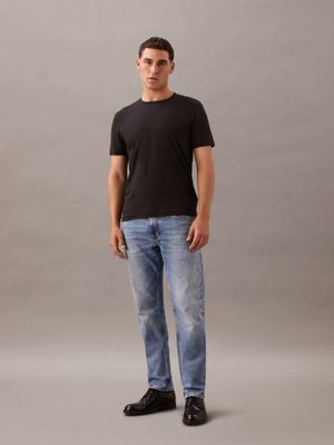 Jeans Slim Straight Azul Calvin Klein