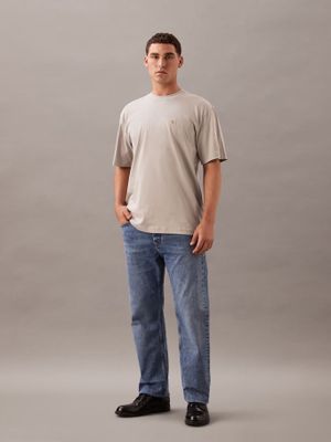 Imagen 2 del producto Polera relaxed con etiqueta Beige Calvin Klein