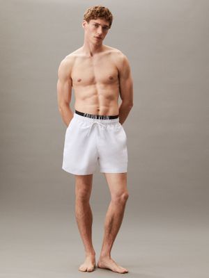 Traje Baño Cinturilla Doble Power Blanco Calvin Klein