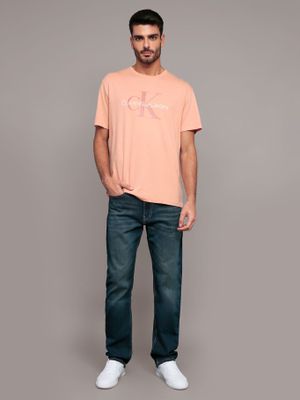 Imagen 2 del producto Polera Monogram Crew Celeste Calvin Klein