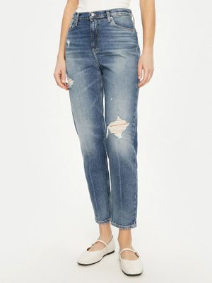 Imagen 2 del producto Mom jeans con rotos Azul Calvin Klein