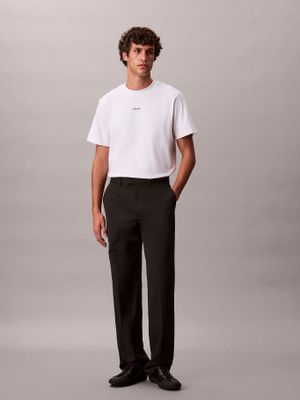 Imagen 2 del producto Polera Stretch con Nano Logo Blanco Calvin Klein