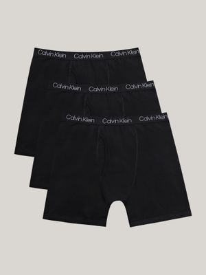 Pack 3 Bóxers Brief Niño Cotton Negro Calvin Klein