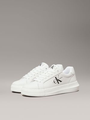 Zapatillas Chunky Cup Monologo Blanco Calvin Klein