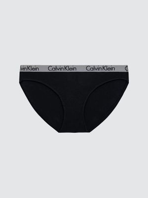 Calzón Bikini Radiant Cotton 001 Negro Calvin Klein