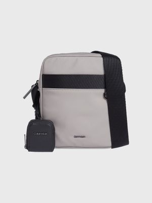 Bolso Reporter Nylon Beige Calvin Klein