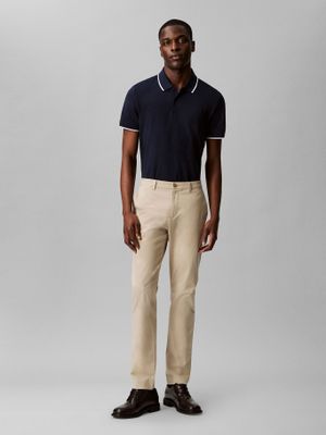 Imagen 2 del producto Polo Stretch Solid Azul Calvin Klein