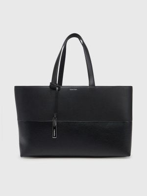 Cartera Shopper Ck Mixmedia Negro Calvin Klein