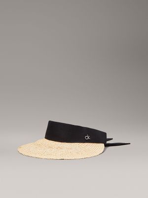Visera de Paja Ck Linen Beige Calvin Klein