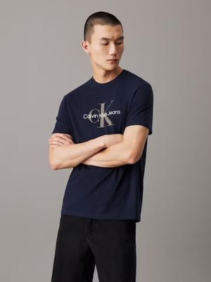 Polera Monogram-  Azul Calvin Klein