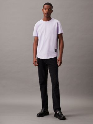 Imagen 2 del producto Polera Badge Turn Up Sleeve Lila Calvin Klein