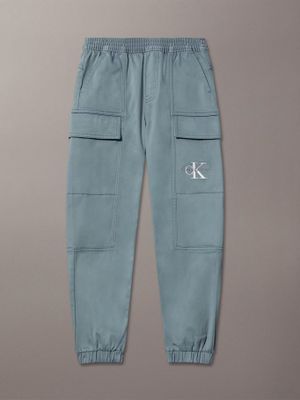 Pantalón Niño Cargo Essential Verde Calvin Klein