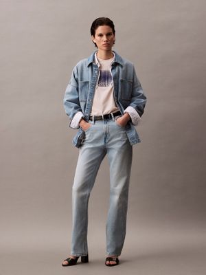 Jeans High Straight Marbled Bea Celeste Calvin Klein