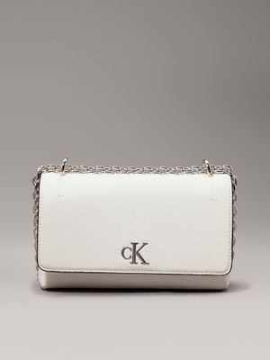 Cartera Minimal Monogram Blanco Calvin Klein