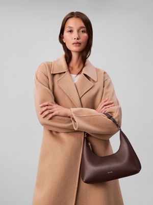 Imagen 2 del producto Cartera Hombro Y Detalles Metálicos Marrón Calvin Klein