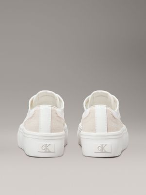 Imagen 2 del producto Zapatillas de Lona Flatform Blanco Calvin Klein