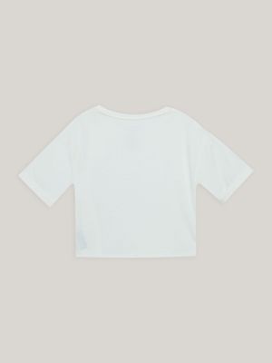 Imagen 2 del producto Polera Niña Layered Blanco Calvin Klein