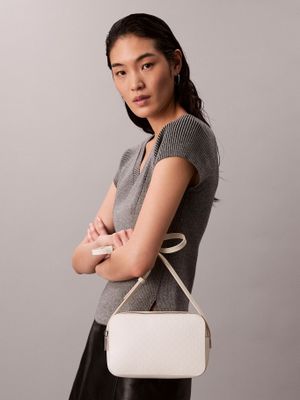 Imagen 2 del producto Bandolera Con Estampado De Monogra Blanco Calvin Klein