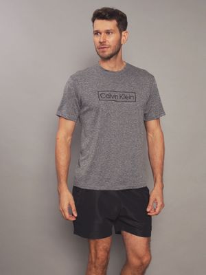 Polera Rash Guard Gris Calvin Klein