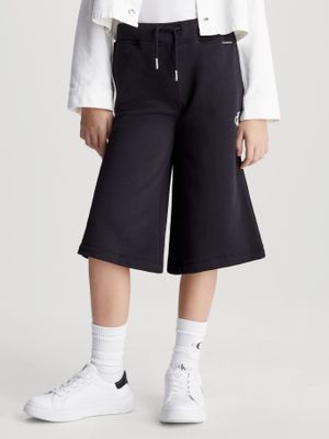 Pantalón Niña Cotton Terry Negro Calvin Klein
