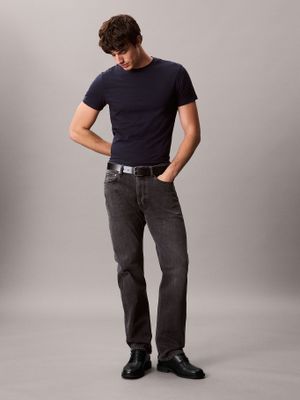 Imagen 2 del producto Polera Slim de Manga Corta Azul Calvin Klein