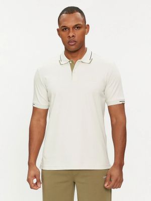 Polo Smooth Cotton Hombre Blanco Calvin Klein